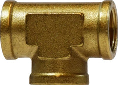 Midland Metal Mfg. 28032 1/8 FIP FG TEE, Brass Fittings, Pipe, Union Forged Tee  | Blackhawk Supply