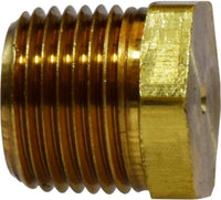 28201S | 1/8 BRASS HEX HD SOLID PLUG, Brass Fittings, Pipe, Solid Hex Head Plug | Midland Metal Mfg.