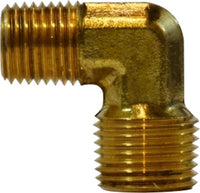 28274 | 1/4MIP X 1/8MIP FG ELBOW, Brass Fittings, Pipe, Forged 90 Deg Male Reducing Elbow | Midland Metal Mfg.
