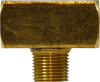 28281 | 1/8 FIPXFIPXMIP BS BRANCH TEE, Brass Fittings, Pipe, Male Branch Tee | Midland Metal Mfg.