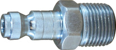 Midland Metal Mfg. 28509 1/8 MIP PARKER TRU STEEL PLUG, Pneumatics, Quick Disconnect, Male Plug (Parker Interchange 1/4)  | Blackhawk Supply