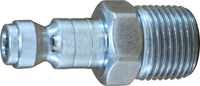 28510 | 1/4 MIP PARKER TRU STEEL PLUG, Pneumatics, Quick Disconnect, Male Plug (Parker Interchange 1/4) | Midland Metal Mfg.