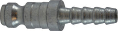 Midland Metal Mfg. 28523 3/8 Body 1/4 Barb Parker Tru Steel Plug, Pneumatics, Parker/Automotive Interchange, 3/8 Auto Barb Steel Plug  | Blackhawk Supply