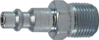 28546 | 1/4 MIP IND INTER. STEEL PLUG, Pneumatics, Quick Disconnect, Male Plug (Industrial Interchange 1/4) | Midland Metal Mfg.