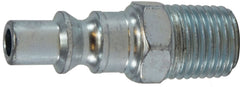 Midland Metal Mfg. 28586 1/8 MIP ARO INTER. STEEL PLUG, Pneumatics, Quick Disconnect, Male Plug (Aro 210 Interchange)  | Blackhawk Supply