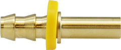 Midland Metal Mfg. 30290 1/4 X 3/16 (POHB X OD TUBE ADAPT), Brass Fittings, Push On Hose Barb, Rigid Tube Adapter  | Blackhawk Supply