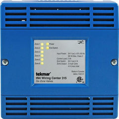 Tekmar 315 tN4 Wiring Center - Six Zone Valves  | Blackhawk Supply