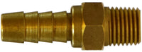 32781 | 3/8 X 1/4 (HB X MIP SWVL HIVOLUME), Brass Fittings, Hose Barb, High Pressure Male Swivel | Midland Metal Mfg.