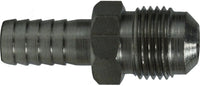 34579 | 1/4 SS BARB X 45 FLARE, Brass Fittings, BEVERAGE FITTINGS, MALE FLARE TO BARB ADAPTER | Midland Metal Mfg.