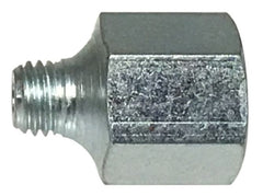 Midland Metal Mfg. 36300 Adapter 1/4-28SAE-LT x 1/8-27NPTF CS ZC, Brass Fittings, Steel Grease Fittings, Fittings for Grease Fittings--Straight adapters  | Blackhawk Supply