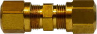 38020 | 3/8 AIR BRAKE UNION-NAB, Brass Fittings, D.O.T. Air Brake Nylon Tubing, Union | Midland Metal Mfg.