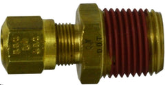 Midland Metal Mfg. 38072 1/4 X 1/16 (NAB X MIP ADAPTER), Brass Fittings, D.O.T. Air Brake  Nylon Tubing, Male Adapter  | Blackhawk Supply
