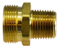 Midland Metal Mfg. 38369 3/8 X 1/4 (MALE ABS X MIP ADAPTER), Brass Fittings, D.O.T. Air Brake  Hoses/Ends, Adapter  | Blackhawk Supply
