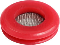39557 | RED EMER GLADHAND SEAL WITH SCREEN, TRUCK AND TRAILER, AIR PRODUCTS, GLADHAND SEALS | Midland Metal Mfg.