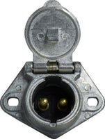 39769 | 2 POLE METAL SOCKET, TRUCK AND TRAILER, ELECTRICAL PRODUCTS, SOCKET DUAL | Midland Metal Mfg.