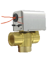 3ZV1122    | Three-way zone valve | 1/2" sweat | Cv of 3.78 | 120 VAC | close-off pressure 22 psi (1.5 bar).  |   Dwyer