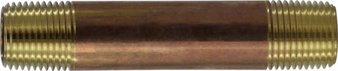 Anderson Metals 38300-0815 1/2 X 1-1/2 RED BRASS NIPPLE   | Blackhawk Supply