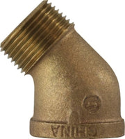 44200 | 1/8 BRONZE 45 STREET ELBOW, Nipples and Fittings, Bronze Fittings, 45 Degree Street Elbow | Midland Metal Mfg.