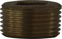 44633 | 1/2 BRONZE COUNTERSUNK PLUG, Nipples and Fittings, Bronze Fittings, Countersunk Plug | Midland Metal Mfg.