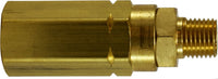 46514 | 1/4 FIP X MIP CHECK VALVE, Brass Fittings, Check and Anti-Siphon Valves, Female x Male High Pressure Check Valve 3,000 PSI | Midland Metal Mfg.