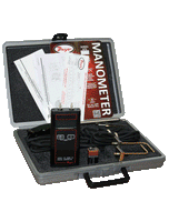 475-00T-FM-AV    | Air velocity kit | range 0-4.00" w.c. | max. pressure 10 psig | kit includes static pressure tips | rubber tubing | telescoping Pitot tube | step drill | air velocity slide chart and carrying case  |   Dwyer