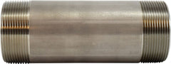 Midland Metal Mfg. 48161 2 X 2-1/2 304 SS NIPPLE, Nipples and Fittings, SCH 40 Stainless Steel Nipples, Stainless Steel Nipple 2" Diameter 304 S.S.  | Blackhawk Supply