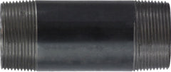 Midland Metal Mfg. 57140 1-1/2 X CLOSE BLACK STEEL NIPPLE, Nipples and Fittings, Black Iron Schedule 40 Steel Nipple 1-1/2" Diameter  | Blackhawk Supply