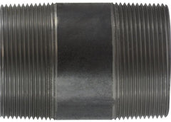 Midland Metal Mfg. 57200 3 X CLOSE BLACK STEEL NIPPLE, Nipples and Fittings, Black Iron Schedule 40 Steel Nipple 3" Diameter  | Blackhawk Supply