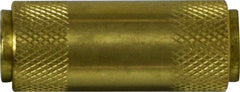 Midland Metal Mfg. 620604 3/8 X 1/4 RED UNION-DOT, Brass Fittings, D.O.T. Push In, Union  | Blackhawk Supply
