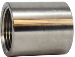 Midland Metal Mfg. 62410B 1/8 304 SS OD MACHINE COUPLING, Nipples and Fittings, 304 And 316 150# Stainless Steel Fittings, OD Machined Coupling 304 S.S.  | Blackhawk Supply