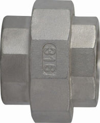 Midland Metal Mfg. 62600 1/8 304 SS UNION, Nipples and Fittings, 304 And 316 150# Stainless Steel Fittings, Union 304 S.S.  | Blackhawk Supply