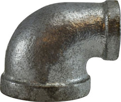 Midland Metal Mfg. 64122 3/8 X 1/4 REDUCING GALV ELBOW, Nipples and Fittings, Galvanized 150# Malleable Fitting, Galvanized 90 Degree Reducing Elbow  | Blackhawk Supply