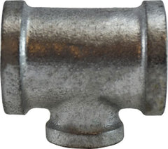 Midland Metal Mfg. 64327 2x2x1/2 GALV RED TEE, Nipples and Fittings, Galvanized 150# Malleable Fitting, Galvanized Reducing Tee  | Blackhawk Supply