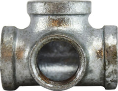 Midland Metal Mfg. 64383 1/2 GALV SIDE OUTLET TEE, Nipples and Fittings, Galvanized 150# Malleable Fitting, Galvanized Side Outlet Tee  | Blackhawk Supply