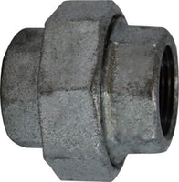 64605 | 1 GALV UNION, Nipples and Fittings, Galvanized 150# Malleable Fitting, Galvanized Union | Midland Metal Mfg.