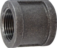 65413 | 1/2 BLACK COUPLING, Nipples and Fittings, Black Iron 150# Malleable Fitting, Black Coupling | Midland Metal Mfg.