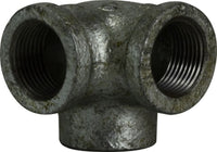 65582 | 3/8 BLK MALL SIDE OUTLET ELBOW, Nipples and Fittings, Black Iron 150# Malleable Fitting, Black Side Outlet Elbow | Midland Metal Mfg.