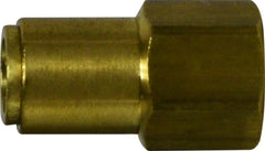 Midland Metal Mfg. 660402 1/4 X 1/8 (P-IN X FIP D.O.T. ADPT), Brass Fittings, D.O.T. Push In, Female Connector  | Blackhawk Supply