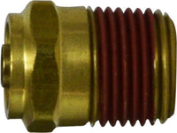 680804 | 1/2 X 1/4 (P-IN X MIP D.O.T. ADPT), Brass Fittings, D.O.T. Push In, Male Connector | Midland Metal Mfg.