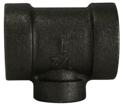 Midland Metal Mfg. 69298 1 X 3/4        300 PD  BLK MALL RED. TEE, Nipples and Fittings, Extra Heavy 300# Malleable Iron, Black 300# Reducing Tees  | Blackhawk Supply