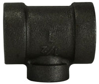69303 | 1 1/4 X 3/4 300 PD BLK MALL RED. TEE, Nipples and Fittings, Extra Heavy 300# Malleable Iron, Black 300# Reducing Tees | Midland Metal Mfg.