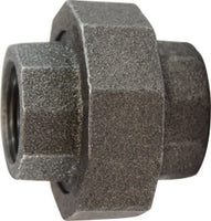 69609 | 2 1/2 300 PD BLK MALL UNION, Nipples and Fittings, Extra Heavy 300# Malleable Iron, Black Union | Midland Metal Mfg.