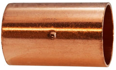 Midland Metal Mfg. 77238 1/2 CPLG(SOCKET) CXC DIMP STOP, Nipples and Fittings, Wrot Solder Joint, Coupling with Dimpled Tube Stop  | Blackhawk Supply