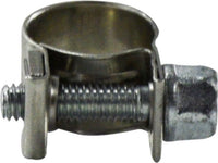 93008 | 15/64=21/64 304SS MINI CLAMP, Clamps, Non Perforated (Lined) Band, 304 S.S. Mini-F Clamp | Midland Metal Mfg.