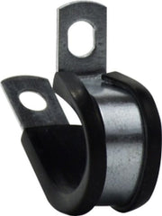 Midland Metal Mfg. 95410 3/4 RUBBER CLAMP 3/8 MOUNTING HOLE, Clamps, Non Perforated (Lined) Band, Rubber Clamp with 3/8 Mounting Hole  | Blackhawk Supply