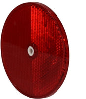 95627 | 3 RD ALL PLASTIC REFLECTORS RED, TRUCK AND TRAILER, TRUCK AND TRAILER ACCESSORIES, TAPE AMERICAN FLAG | Midland Metal Mfg.