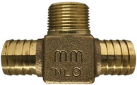 973969LF | 3/4 INS X MIP BRANCH TEE LEADFREE | Midland Metal Mfg.