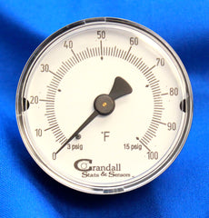 Crandall Stats & Sensors A253-12-C 2" RECEIVER GAUGE  | Blackhawk Supply
