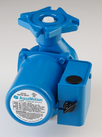 Aquamotion AM10-3FV1 Cast Iron Pump, 3 Speed, Flanged, Check Valve  | Blackhawk Supply
