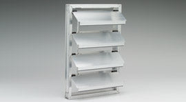 Ruskin BD6 Commercial Backdraft Damper  | Blackhawk Supply